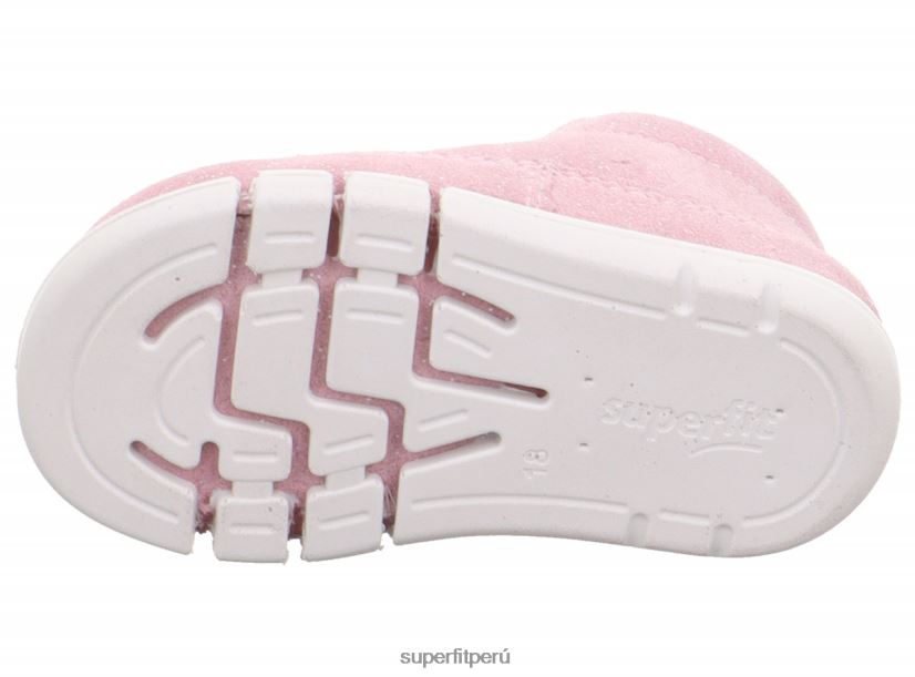 educación física Superfit bebés flexy - zapatillas bajas con cordones rosa V06L24319 zapatillas bajas