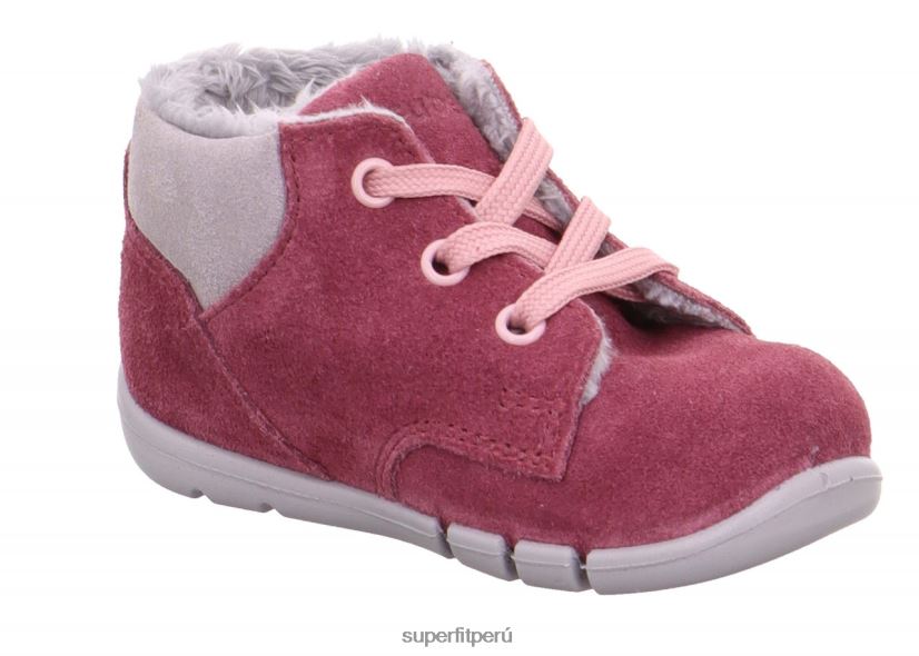 educación física Superfit bebés flexy - zapatillas bajas con cordones rosa V06L24430 zapatillas bajas