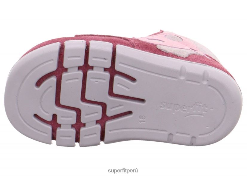 educación física Superfit bebés flexy - zapatillas bajas con cordones rosa V06L24430 zapatillas bajas