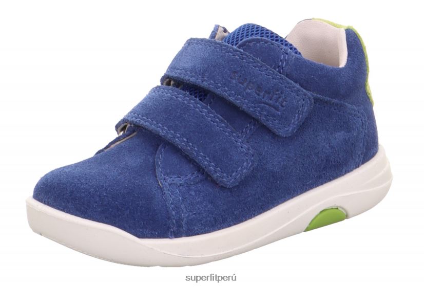 educación física Superfit bebés lillo - zapatillas bajas con cierre de velcro azul verde V06L24269 zapatillas bajas