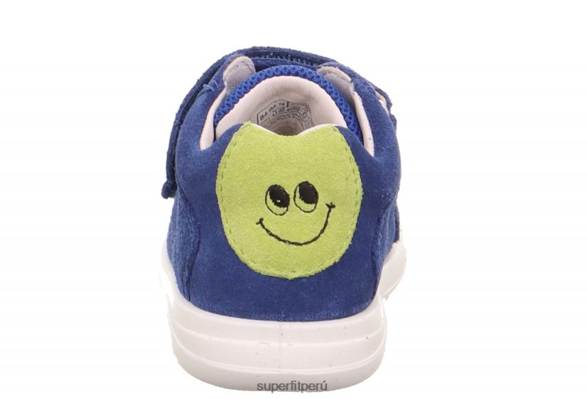 educación física Superfit bebés lillo - zapatillas bajas con cierre de velcro azul verde V06L24269 zapatillas bajas