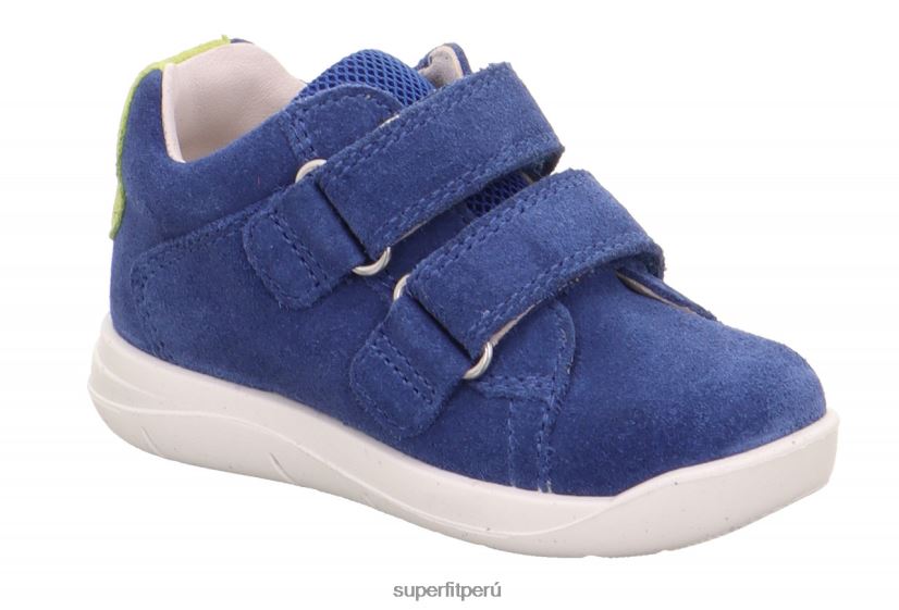 educación física Superfit bebés lillo - zapatillas bajas con cierre de velcro azul verde V06L24269 zapatillas bajas