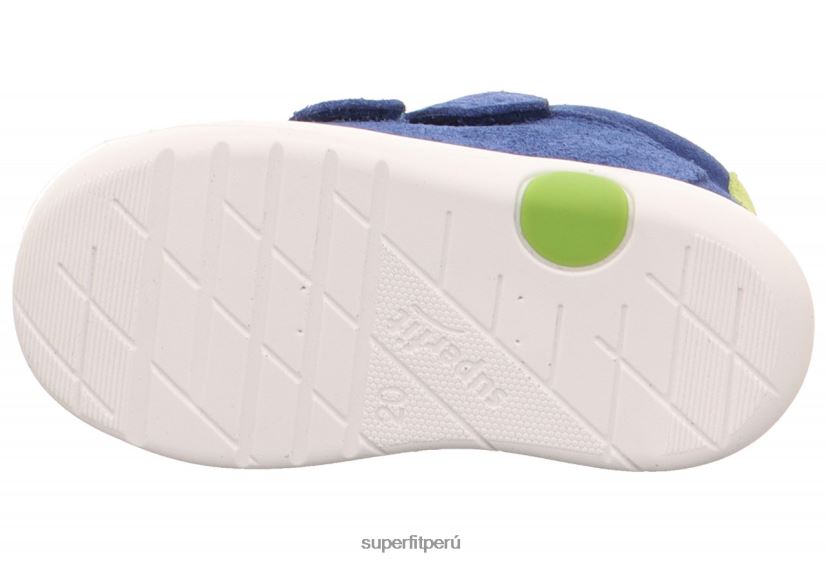 educación física Superfit bebés lillo - zapatillas bajas con cierre de velcro azul verde V06L24269 zapatillas bajas