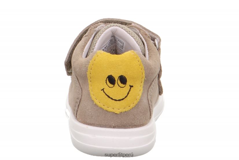 educación física Superfit bebés lillo - zapatillas bajas con cierre de velcro beis/amarillo V06L24312 zapatillas bajas