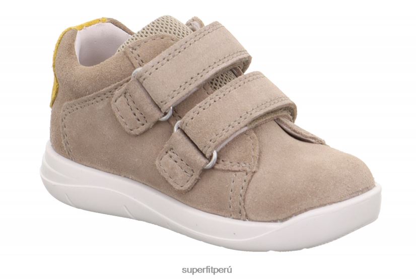 educación física Superfit bebés lillo - zapatillas bajas con cierre de velcro beis/amarillo V06L24312 zapatillas bajas