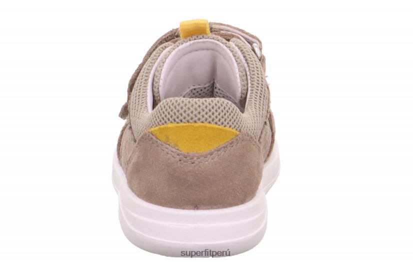 educación física Superfit bebés lillo - zapatillas bajas con cierre de velcro beis/amarillo V06L24313 zapatillas bajas