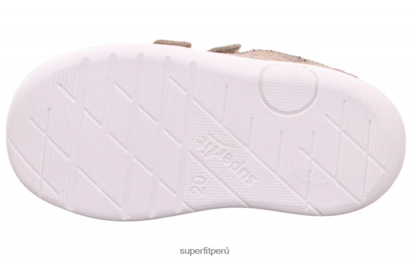 educación física Superfit bebés lillo - zapatillas bajas con cierre de velcro beis/amarillo V06L24313 zapatillas bajas