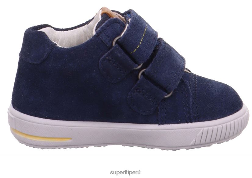educación física Superfit bebés moppy - zapatillas bajas con cierre de velcro azul Marrón V06L24414 zapatillas bajas
