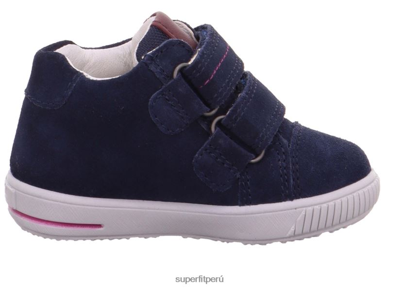 educación física Superfit bebés moppy - zapatillas bajas con cierre de velcro azul rojo V06L24379 zapatillas bajas