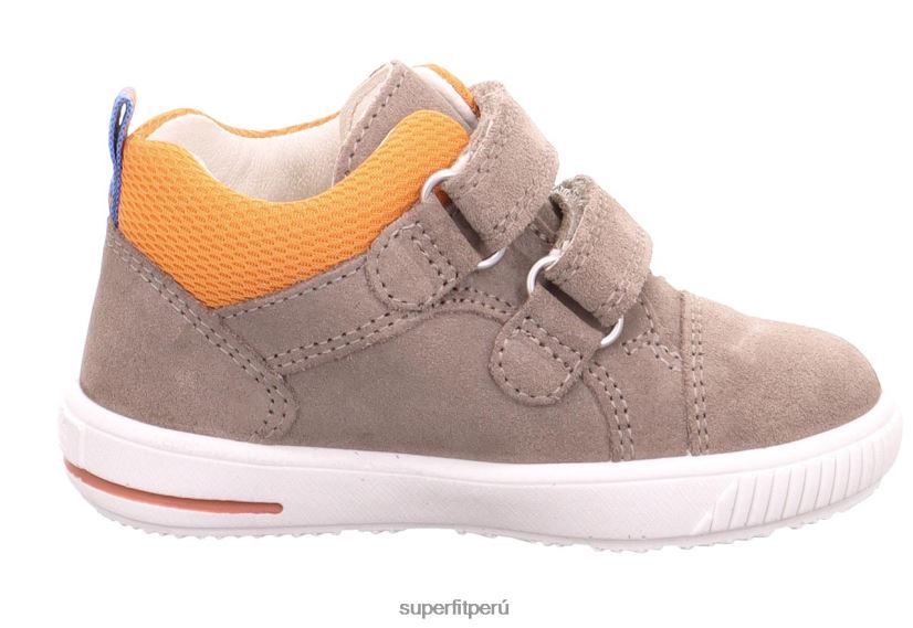 educación física Superfit bebés moppy - zapatillas bajas con cierre de velcro beis/naranja V06L24294 zapatillas bajas