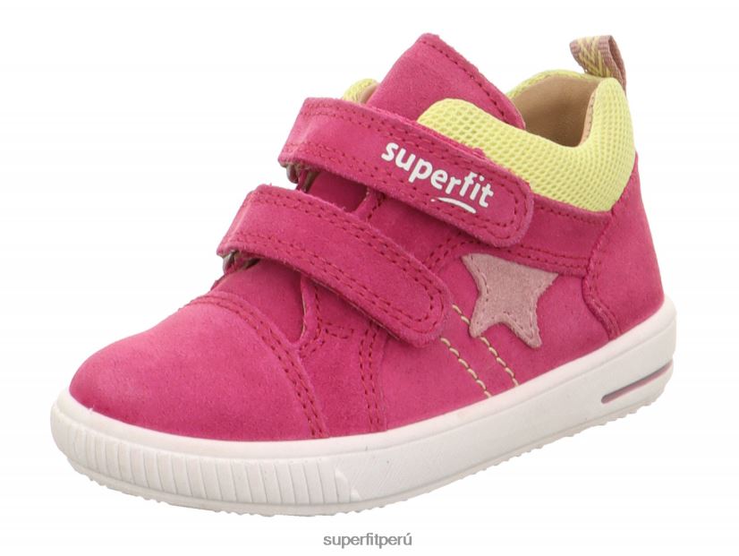 educación física Superfit bebés moppy - zapatillas bajas con cierre de velcro rosa V06L24265 zapatillas bajas