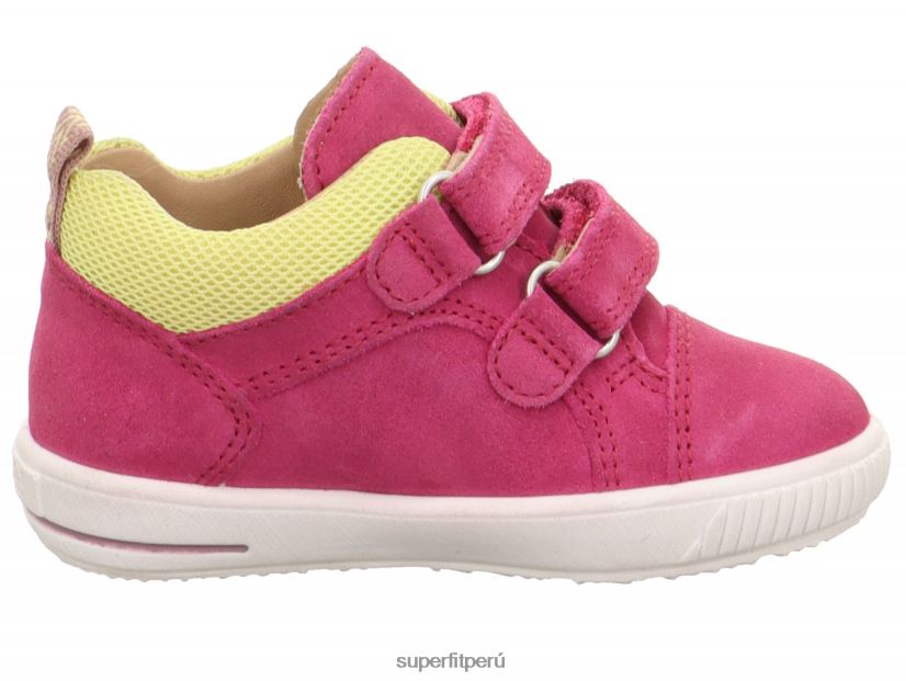 educación física Superfit bebés moppy - zapatillas bajas con cierre de velcro rosa V06L24265 zapatillas bajas