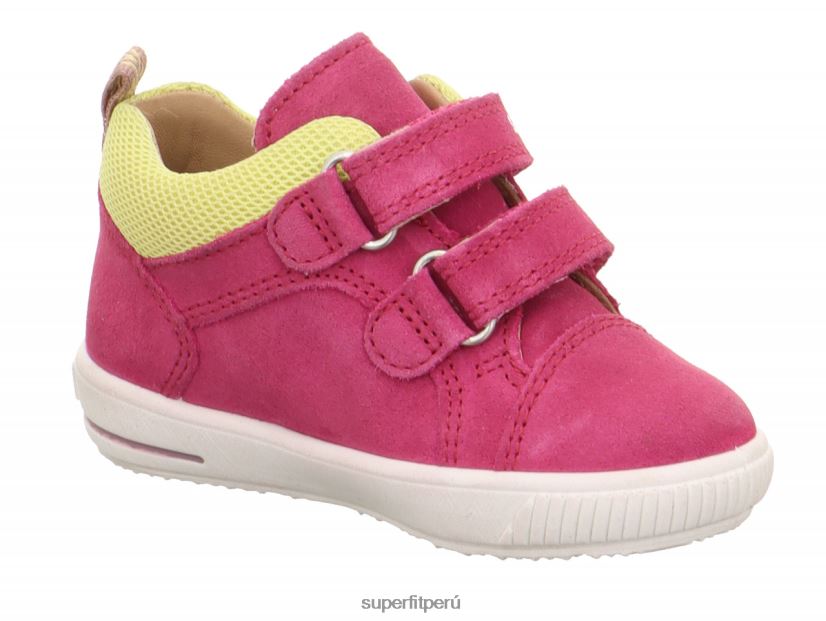 educación física Superfit bebés moppy - zapatillas bajas con cierre de velcro rosa V06L24265 zapatillas bajas