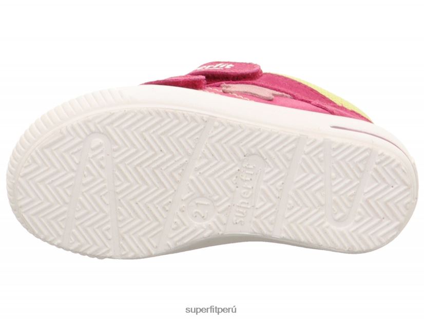 educación física Superfit bebés moppy - zapatillas bajas con cierre de velcro rosa V06L24265 zapatillas bajas