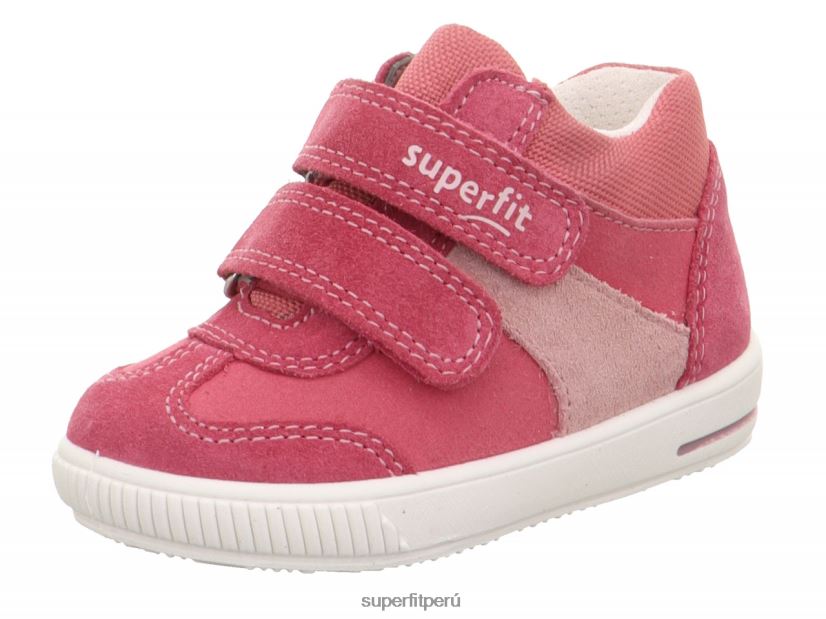 educación física Superfit bebés moppy - zapatillas bajas con cierre de velcro rosa V06L24307 zapatillas bajas