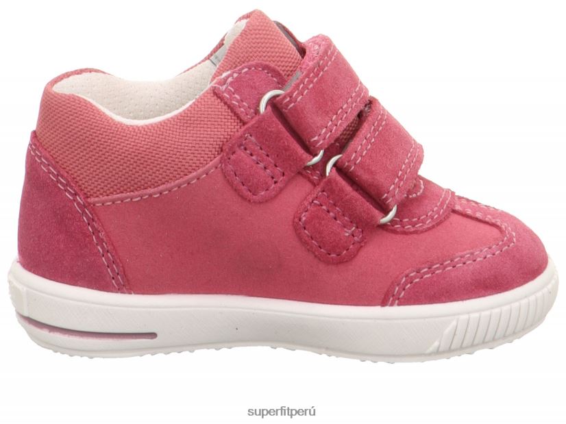 educación física Superfit bebés moppy - zapatillas bajas con cierre de velcro rosa V06L24307 zapatillas bajas