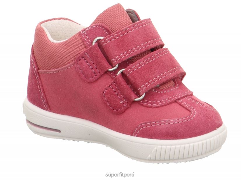 educación física Superfit bebés moppy - zapatillas bajas con cierre de velcro rosa V06L24307 zapatillas bajas