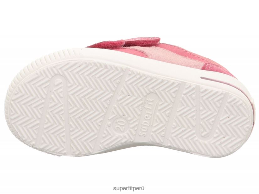 educación física Superfit bebés moppy - zapatillas bajas con cierre de velcro rosa V06L24307 zapatillas bajas