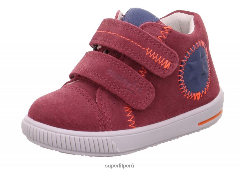 educación física Superfit bebés moppy - zapatillas bajas con cierre de velcro rosado azul V06L24375 zapatillas bajas