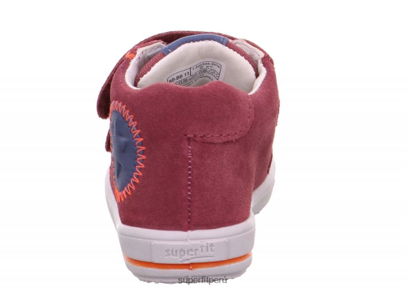 educación física Superfit bebés moppy - zapatillas bajas con cierre de velcro rosado azul V06L24375 zapatillas bajas
