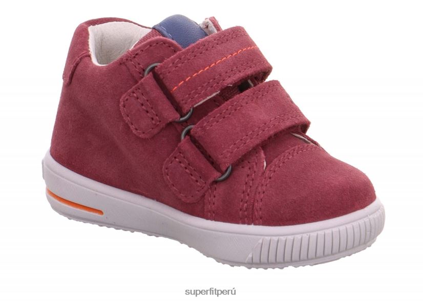 educación física Superfit bebés moppy - zapatillas bajas con cierre de velcro rosado azul V06L24375 zapatillas bajas