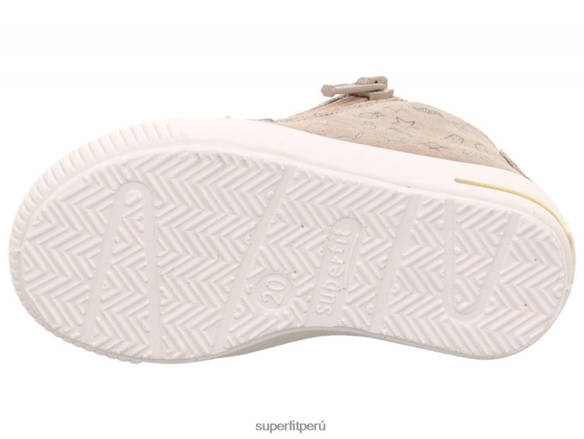 educación física Superfit bebés moppy - zapatillas bajas con cremallera beis/blanco V06L24257 zapatillas bajas