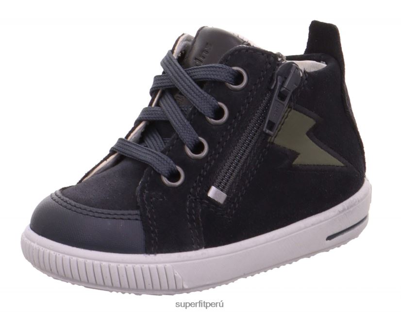 educación física Superfit bebés moppy - zapatillas bajas con cremallera gris V06L24429 zapatillas bajas