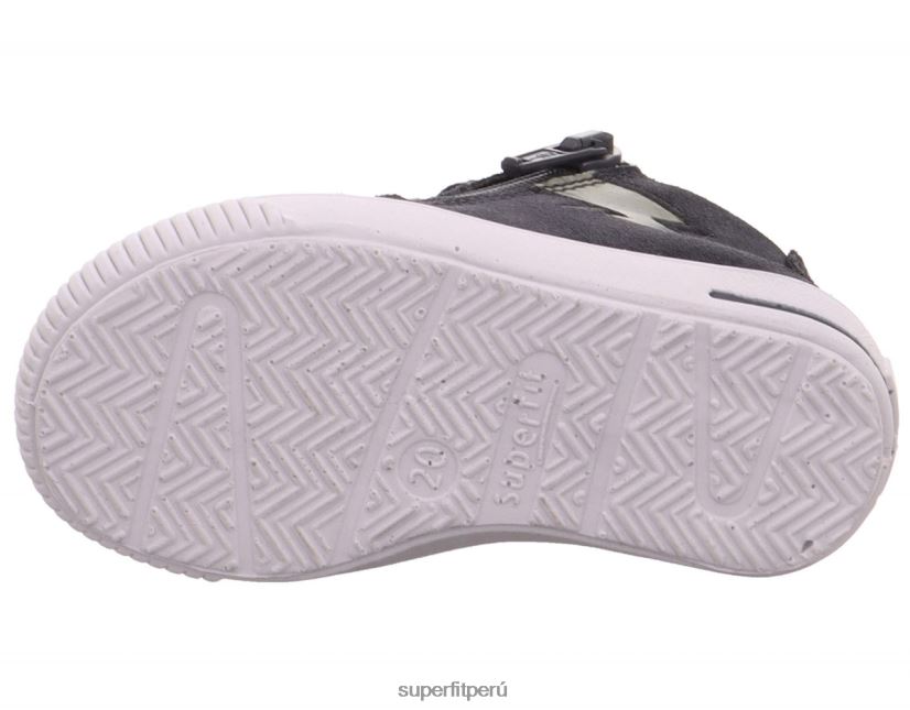 educación física Superfit bebés moppy - zapatillas bajas con cremallera gris V06L24429 zapatillas bajas