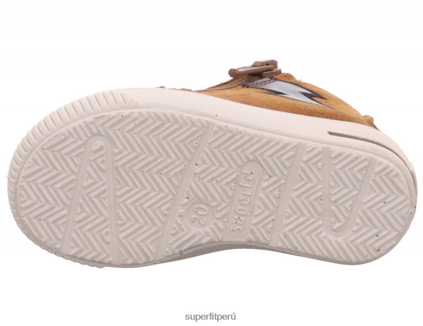 educación física Superfit bebés moppy - zapatillas bajas con cremallera marrón V06L24434 zapatillas bajas