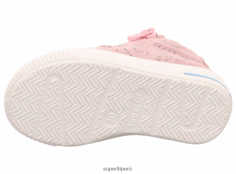educación física Superfit bebés moppy - zapatillas bajas con cremallera rosa/blanco V06L24315 zapatillas bajas