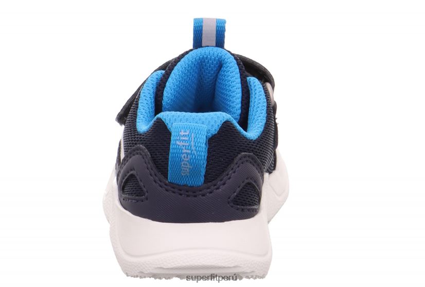 educación física Superfit bebés rush - zapatillas bajas con cierre de velcro azul/turquesa V06L24247 zapatillas bajas