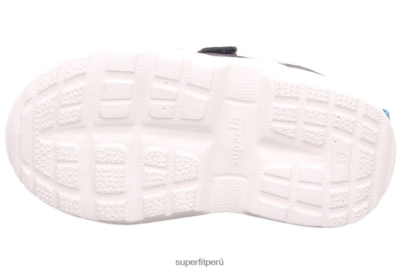 educación física Superfit bebés rush - zapatillas bajas con cierre de velcro azul/turquesa V06L24247 zapatillas bajas