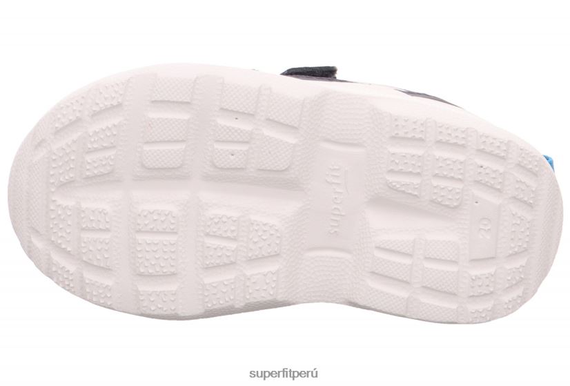 educación física Superfit bebés rush - zapatillas bajas con cierre de velcro azul/turquesa V06L24247 zapatillas bajas