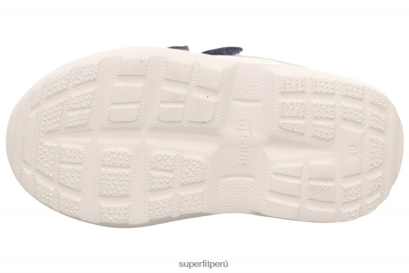 educación física Superfit bebés rush - zapatillas bajas con cierre de velcro azul/verde claro V06L24240 zapatillas bajas
