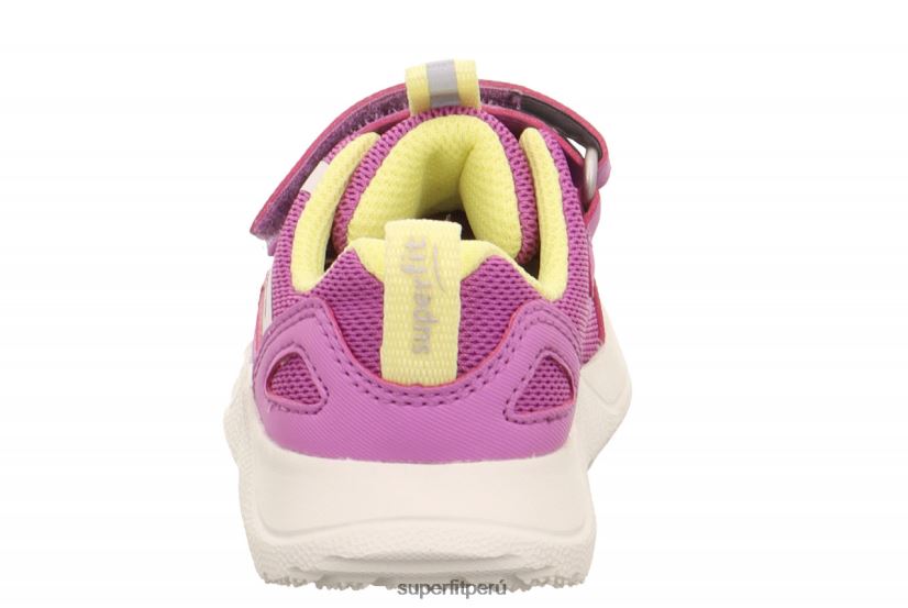 educación física Superfit bebés rush - zapatillas bajas con cierre de velcro morado/amarillo V06L24289 zapatillas bajas