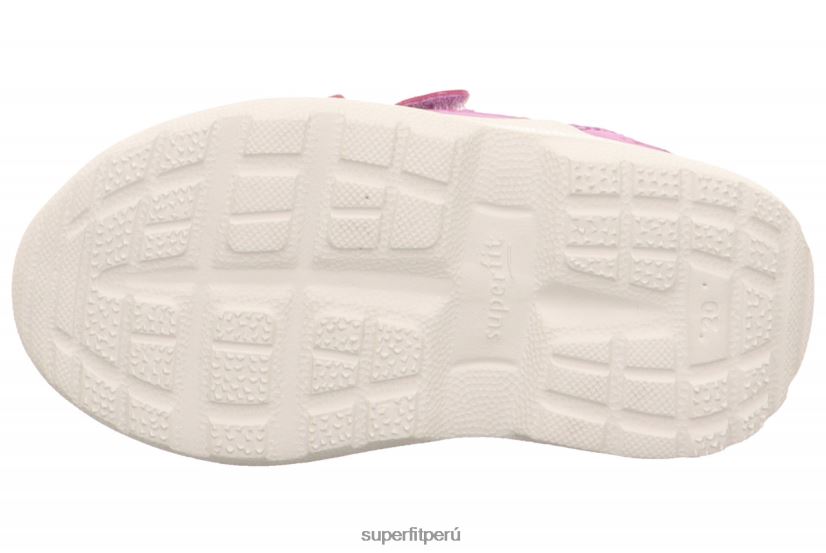educación física Superfit bebés rush - zapatillas bajas con cierre de velcro morado/amarillo V06L24289 zapatillas bajas