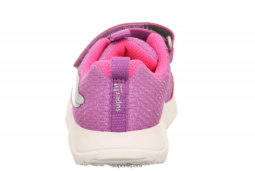educación física Superfit bebés rush - zapatillas bajas con cierre de velcro morado/rosa V06L24241 zapatillas bajas
