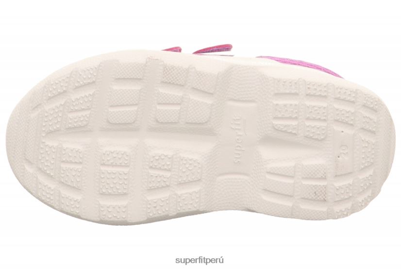 educación física Superfit bebés rush - zapatillas bajas con cierre de velcro morado/rosa V06L24241 zapatillas bajas