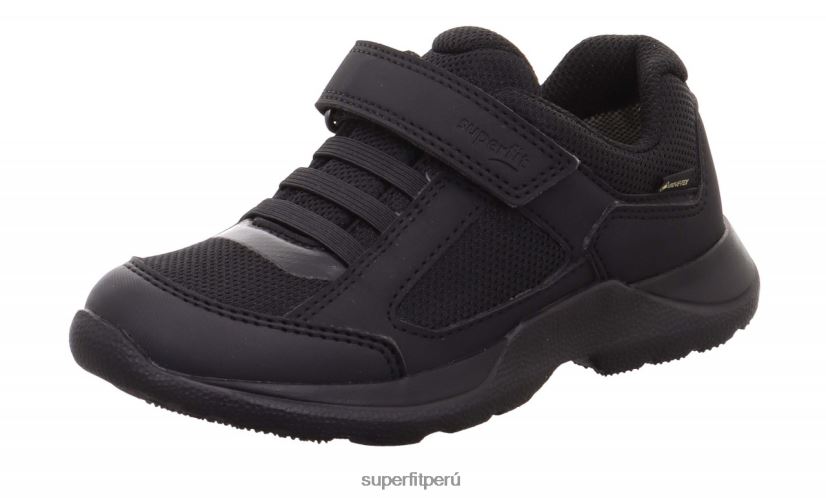 educación física Superfit bebés rush - zapatillas bajas con cierre de velcro negro V06L24381 zapatillas bajas