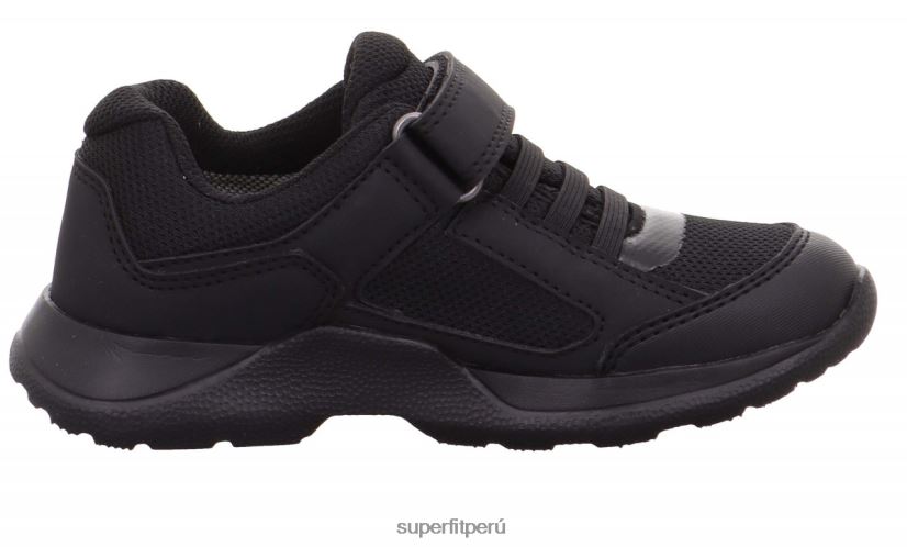 educación física Superfit bebés rush - zapatillas bajas con cierre de velcro negro V06L24381 zapatillas bajas