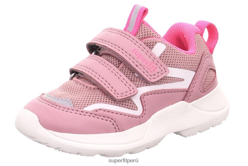 educación física Superfit bebés rush - zapatillas bajas con cierre de velcro rosa V06L24293 zapatillas bajas