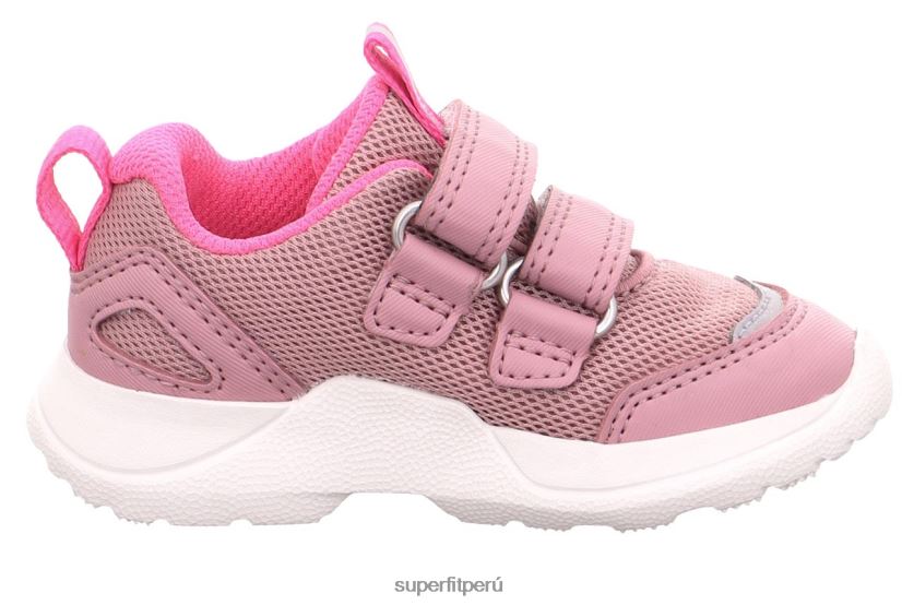 educación física Superfit bebés rush - zapatillas bajas con cierre de velcro rosa V06L24293 zapatillas bajas