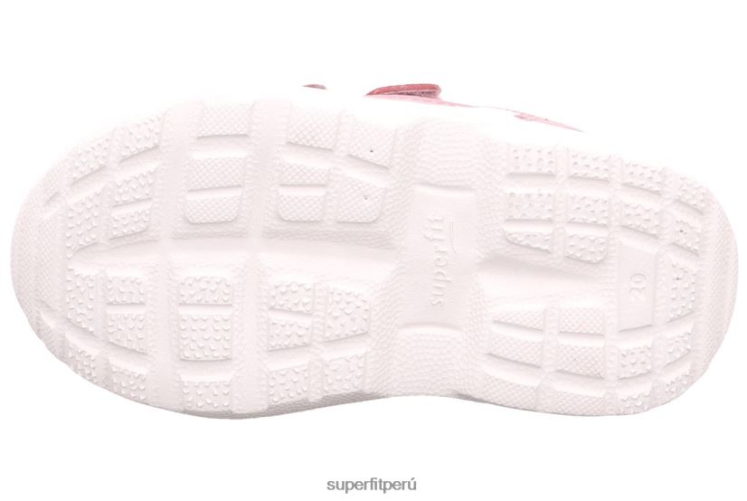 educación física Superfit bebés rush - zapatillas bajas con cierre de velcro rosa V06L24293 zapatillas bajas