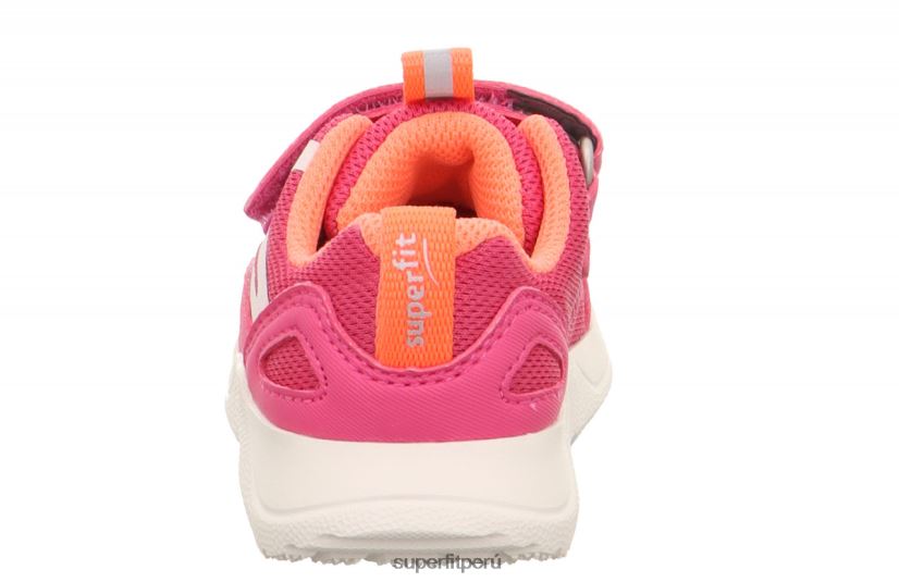 educación física Superfit bebés rush - zapatillas bajas con cierre de velcro rosa/naranja V06L24261 zapatillas bajas