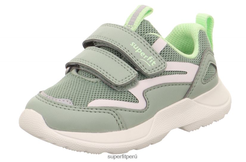 educación física Superfit bebés rush - zapatillas bajas con cierre de velcro verde claro V06L24272 zapatillas bajas