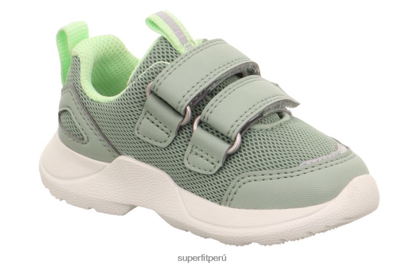 educación física Superfit bebés rush - zapatillas bajas con cierre de velcro verde claro V06L24272 zapatillas bajas