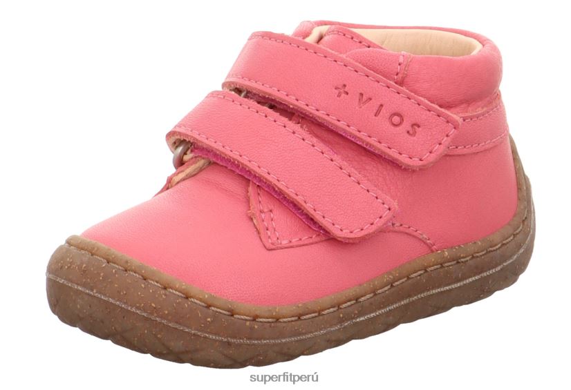 educación física Superfit bebés saturnus - zapatillas bajas con cierre de velcro Rosa rojo V06L24292 zapatillas bajas