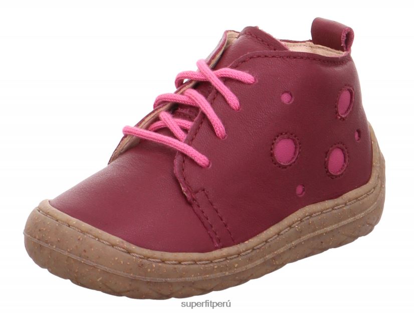 educación física Superfit bebés saturnus - zapatillas bajas con cordones Rosa rojo V06L24359 zapatillas bajas