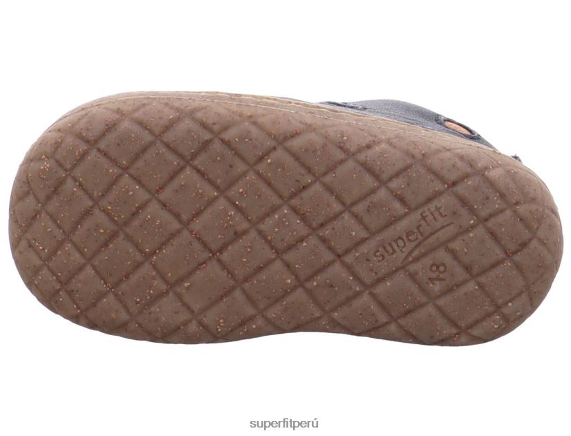 educación física Superfit bebés saturnus - zapatillas bajas con cordones azul Marrón V06L24263 zapatillas bajas