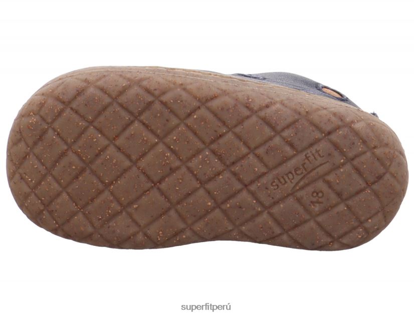 educación física Superfit bebés saturnus - zapatillas bajas con cordones azul Marrón V06L24263 zapatillas bajas